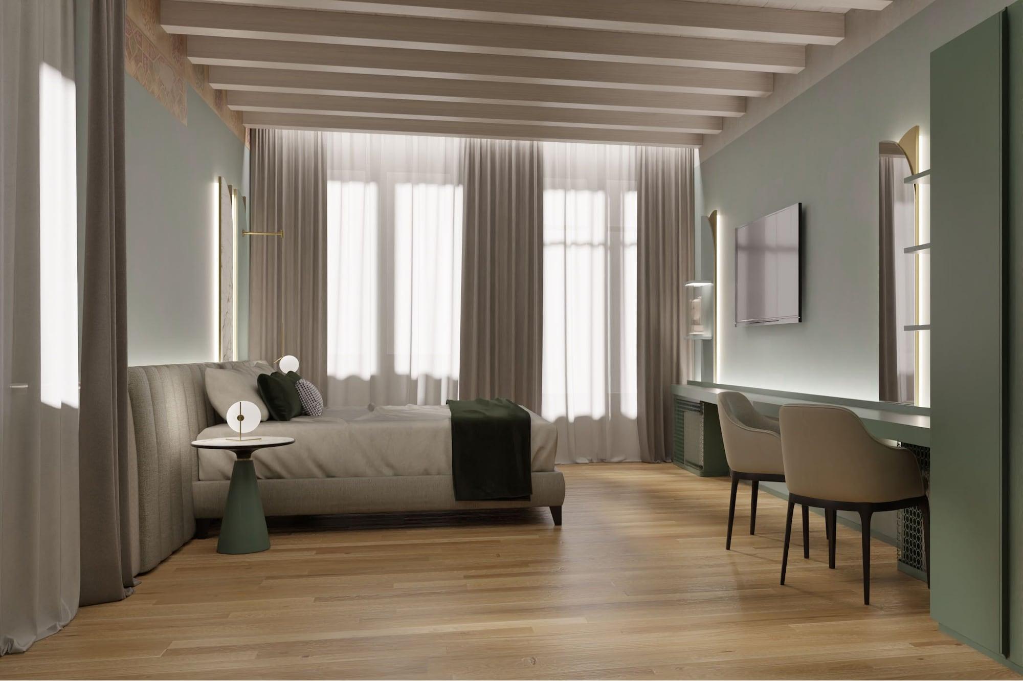 维罗纳 Relais Balcone Di Giulietta酒店 外观 照片 3D rendering of a bedroom